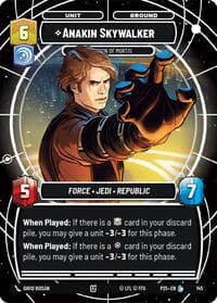 Anakin Skywalker - Champion of Mortis - Sector and Regional Promos: Season 1 - Star Wars: Unlimited card