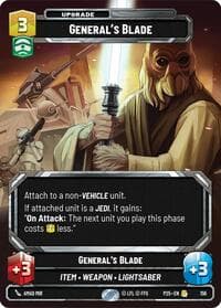 General's Blade - Sector and Regional Promos: Season 1 - Star Wars: Unlimited card