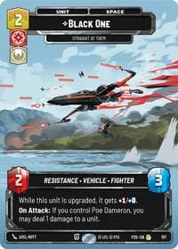 Black One - Straight At Them - Sector and Regional Promos: Season 1 - Star Wars: Unlimited card