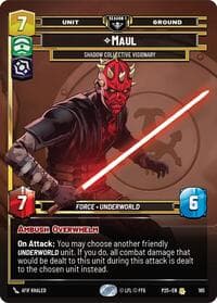 Maul - Shadow Collective Visionary (165) - Sector and Regional Promos: Season 1 - Star Wars: Unlimited card