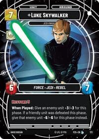 Luke Skywalker - Jedi Knight - Sector and Regional Promos: Season 1 - Star Wars: Unlimited card