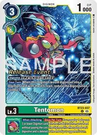 Tentomon - Hackers' Slumber Release Event Cards - Digimon Card Game card