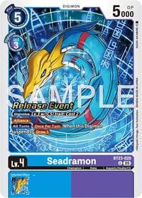 Seadramon - Hackers' Slumber Release Event Cards - Digimon Card Game card