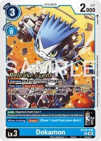 Dokamon - Hackers' Slumber Release Event Cards - Digimon Card Game card