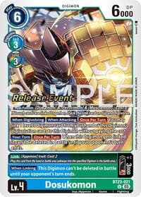 Dosukomon - Hackers' Slumber Release Event Cards - Digimon Card Game card