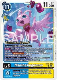 Marine Angemon - Hackers' Slumber Release Event Cards - Digimon Card Game card