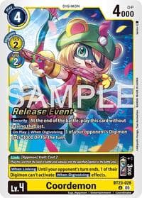 Coordemon - Hackers' Slumber Release Event Cards - Digimon Card Game card