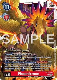 Phoenixmon - Hackers' Slumber Release Event Cards - Digimon Card Game card