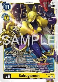 Sakuyamon - Hackers' Slumber Release Event Cards - Digimon Card Game card