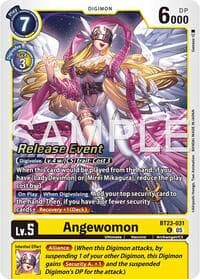 Angewomon - Hackers' Slumber Release Event Cards - Digimon Card Game card