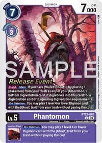 Phantomon - Hackers' Slumber Release Event Cards - Digimon Card Game card
