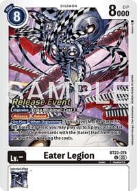 Eater Legion - Hackers' Slumber Release Event Cards - Digimon Card Game card