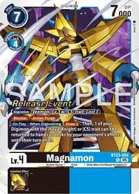 Magnamon - Hackers' Slumber Release Event Cards - Digimon Card Game card