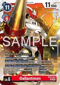 Gallantmon - Hackers' Slumber Release Event Cards - Digimon Card Game card