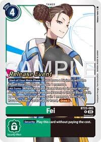 Fei - Hackers' Slumber Release Event Cards - Digimon Card Game card
