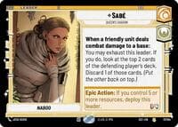 Sabé - Queen's Shadow - Secrets of Power - Star Wars: Unlimited card