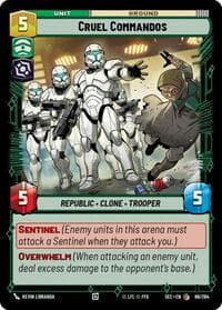 Cruel Commandos - Secrets of Power - Star Wars: Unlimited card