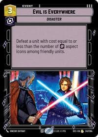 Evil is Everywhere - Secrets of Power - Star Wars: Unlimited card