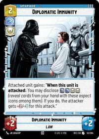 Diplomatic Immunity - Secrets of Power - Star Wars: Unlimited card