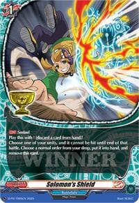 Solomon's Shield - D Promo Cards - Cardfight Vanguard card