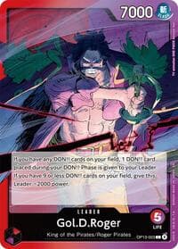 Gol.D.Roger (003) - Carrying On His Will - One Piece Card Game card