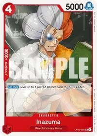 Inazuma - Carrying On His Will - One Piece Card Game card