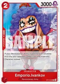 Emporio.Ivankov - Carrying On His Will - One Piece Card Game card