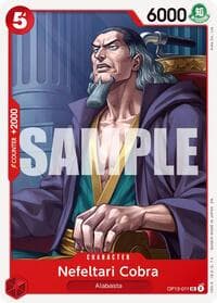 Nefeltari Cobra - Carrying On His Will - One Piece Card Game card