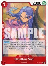 Nefeltari Vivi - Carrying On His Will - One Piece Card Game card