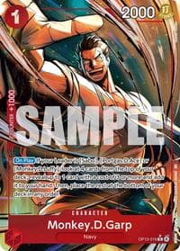 Monkey.D.Garp (Alternate Art) - Carrying On His Will - One Piece Card Game card