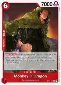 Monkey.D.Dragon - Carrying On His Will - One Piece Card Game card