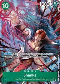 Shanks (028) (Alternate Art) - Carrying On His Will - One Piece Card Game card