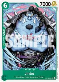 Jinbe - Carrying On His Will - One Piece Card Game card