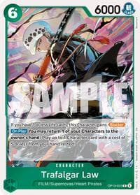 Trafalgar Law - Carrying On His Will - One Piece Card Game card