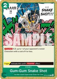 Gum-Gum Snake Shot - Carrying On His Will - One Piece Card Game card