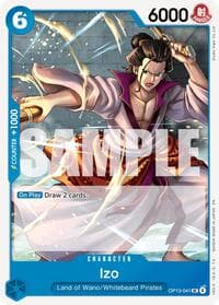 Izo - Carrying On His Will - One Piece Card Game card
