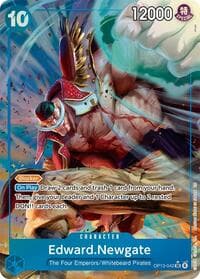 Edward.Newgate (Alternate Art) - Carrying On His Will - One Piece Card Game card