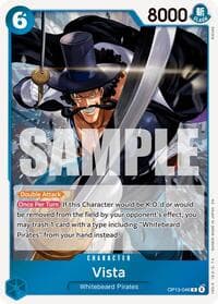 Vista - Carrying On His Will - One Piece Card Game card