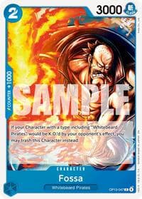 Fossa - Carrying On His Will - One Piece Card Game card