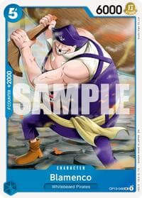 Blamenco - Carrying On His Will - One Piece Card Game card