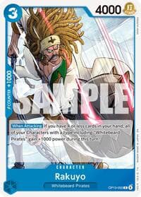 Rakuyo - Carrying On His Will - One Piece Card Game card
