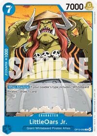 LittleOars Jr. - Carrying On His Will - One Piece Card Game card