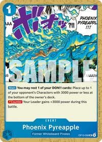 Phoenix Pyreapple - Carrying On His Will - One Piece Card Game card
