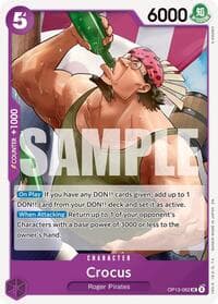 Crocus - Carrying On His Will - One Piece Card Game card