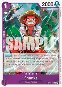 Shanks (065) - Carrying On His Will - One Piece Card Game card