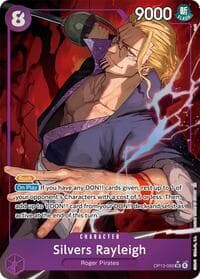Silvers Rayleigh (Alternate Art) - Carrying On His Will - One Piece Card Game card