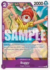 Buggy - Carrying On His Will - One Piece Card Game card