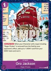 Oro Jackson - Carrying On His Will - One Piece Card Game card