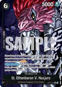 St. Ethanbaron V. Nusjuro (Alternate Art) - Carrying On His Will - One Piece Card Game card