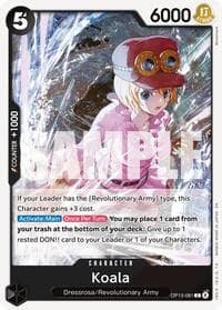 Koala - Carrying On His Will - One Piece Card Game card